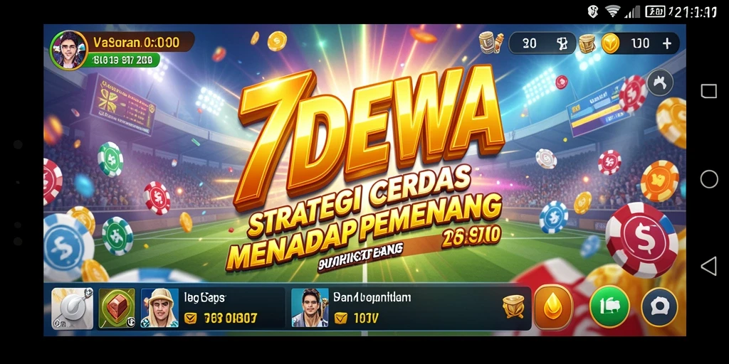 Tangkapan layar gameplay 7DEWA yang menunjukkan pertempuran strategis.