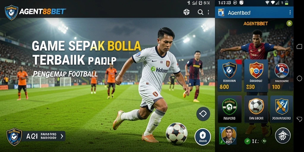 Tampilan menakjubkan dari AGENT88BET yang menunjukkan pertandingan sepak bola.