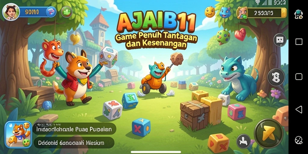Tampilan gameplay AJAIB11 yang menakjubkan dan penuh tantangan.