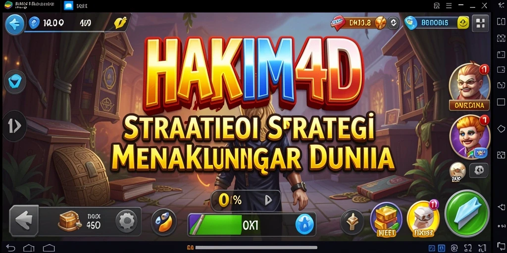 Tampilan menarik dari permainan strategi HAKIM4D.