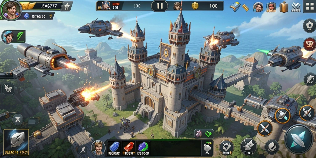 Gameplay menegangkan di JELAS777 dengan strategi Tower Defense.