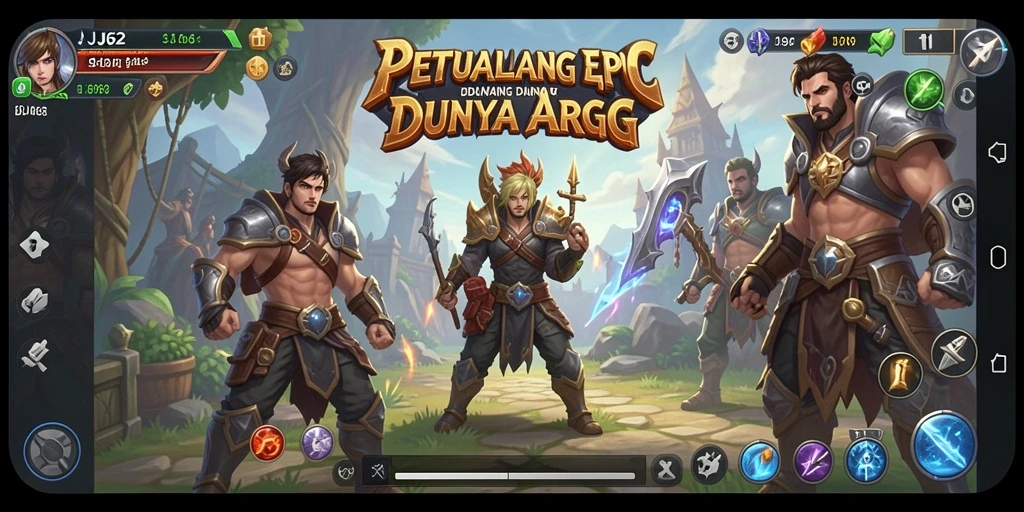 Tampilan gameplay yang seru dan mendebarkan di JJ62.