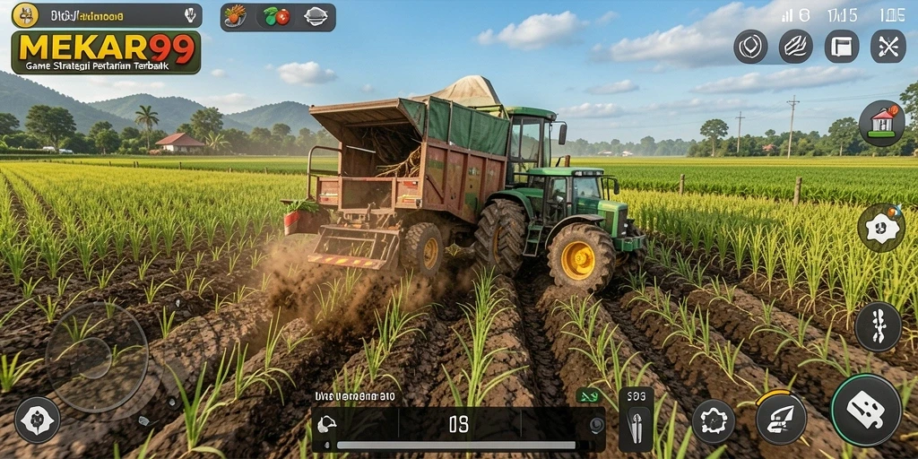 Tampilan gameplay menarik dari MEKAR99 yang mendebarkan.