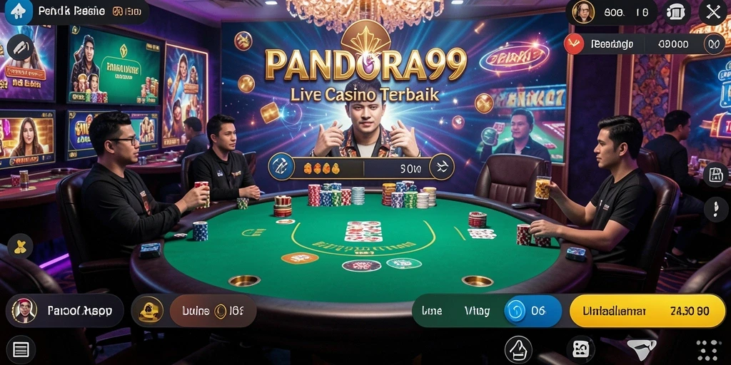Gameplay mendebarkan di PANDORA99 dengan dealer langsung.