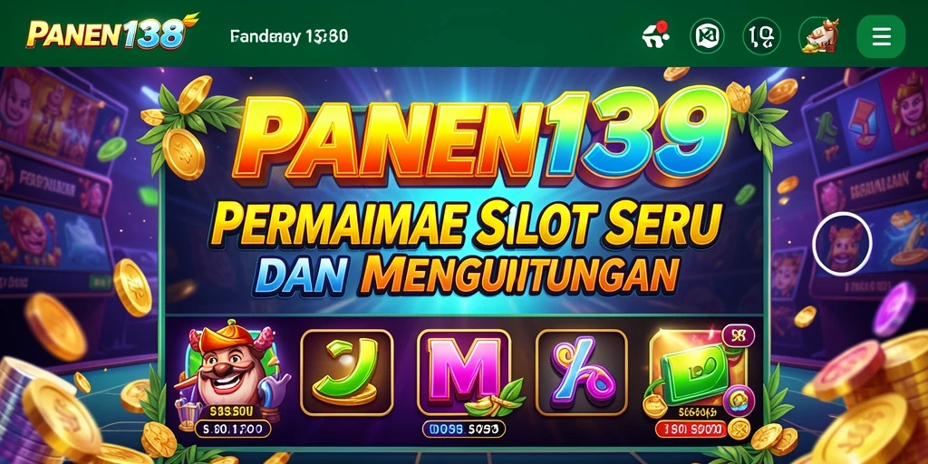 Screenshot gameplay <strong>PANEN138</strong> dengan visual slot yang menarik.