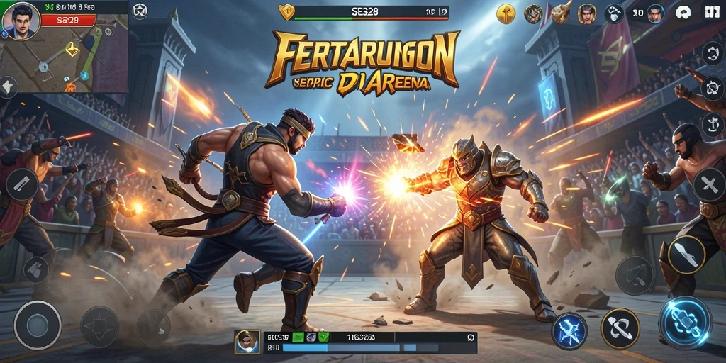 Gameplay seru dan mendebarkan di arena SE328.