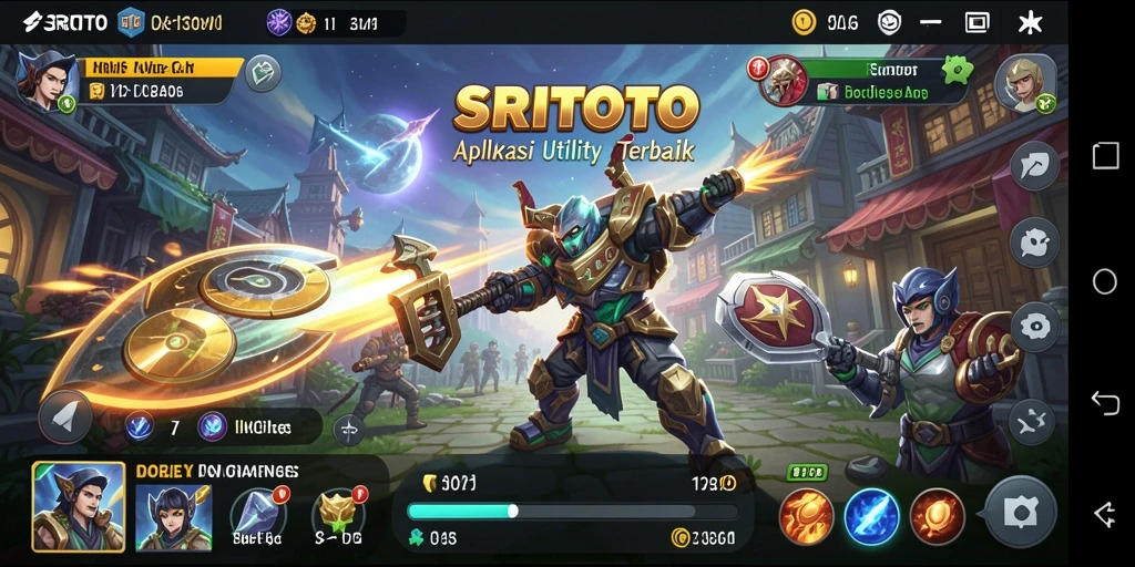 Tampilan utama SRITOTO dengan fitur utilitas yang lengkap.
