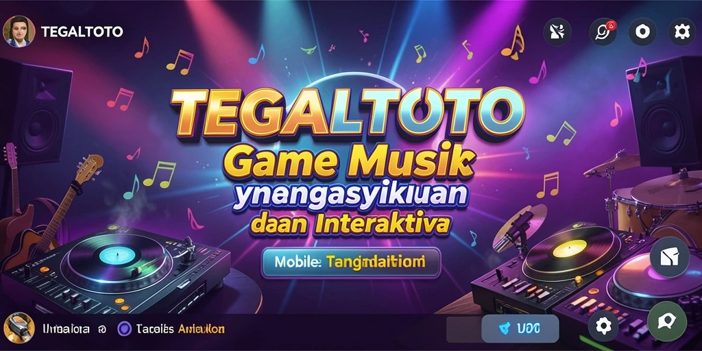 Screenshot gameplay TEGALTOTO menampilkan aksi seru dalam permainan musik.