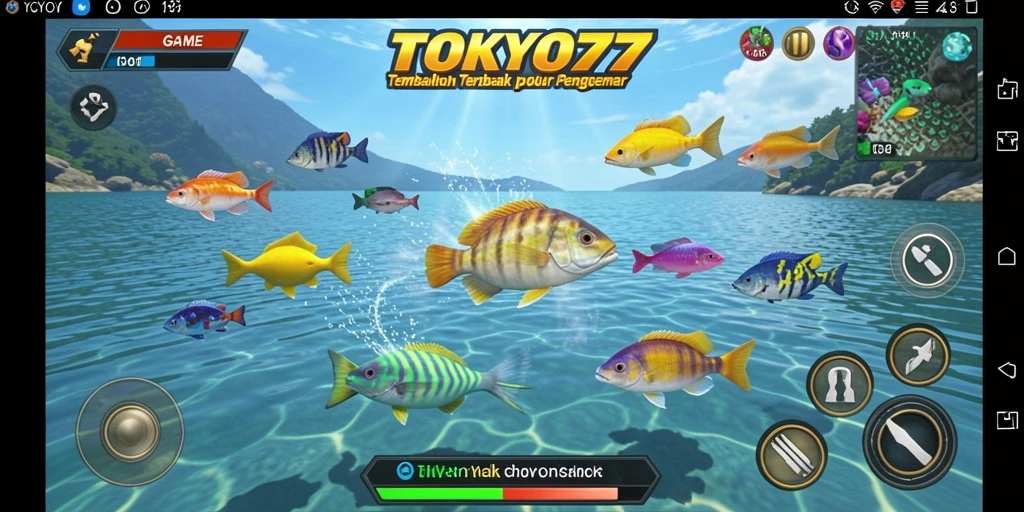 Gameplay memukau Tembak Ikan yang seru di TOKYO77.