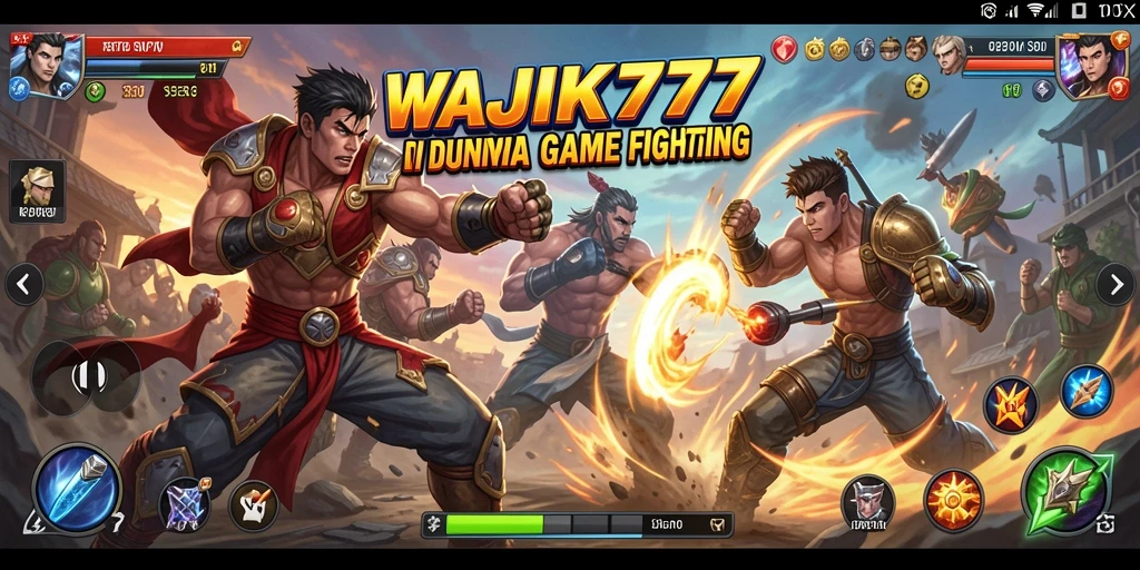 Tampilan gameplay WAJIK777 yang seru dan dinamis dalam pertarungan.